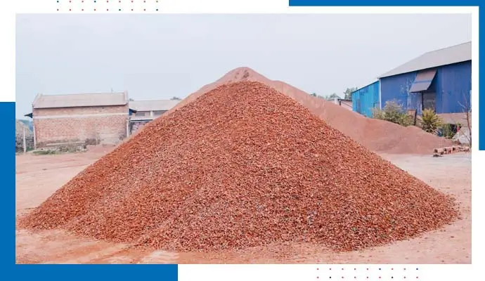 The manufacturing process of Brick Chips